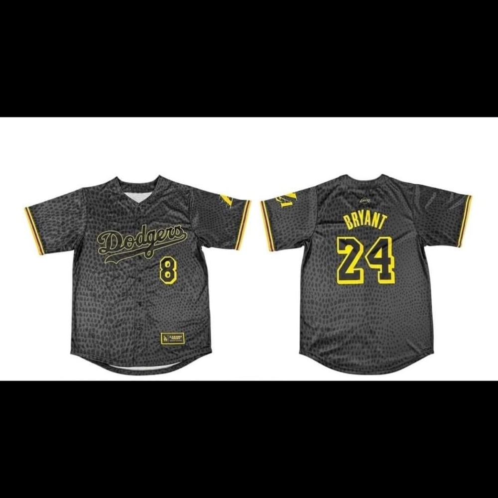 Kobe Bryant Black Mamba skin 8/24 Dodger Jersey XL